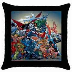 80 s Cartoons Cartoon Masters Of The Universe Throw Pillow Case (black) by uniart180623