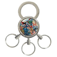 80 s Cartoons Cartoon Masters Of The Universe 3-ring Key Chain by uniart180623