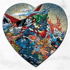 80 s Cartoons Cartoon Masters Of The Universe Jigsaw Puzzle (heart) by uniart180623