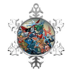 80 s Cartoons Cartoon Masters Of The Universe Metal Small Snowflake Ornament by uniart180623