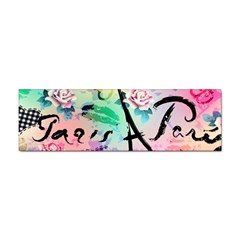 From Paris Abstract Art Pattern Sticker (bumper)