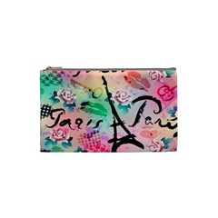 From Paris Abstract Art Pattern Cosmetic Bag (small) by uniart180623