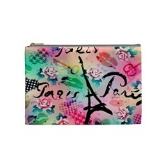 From Paris Abstract Art Pattern Cosmetic Bag (medium) by uniart180623