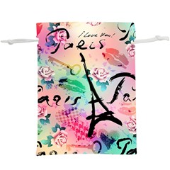 From Paris Abstract Art Pattern Lightweight Drawstring Pouch (xl) by uniart180623