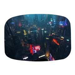 Cityscape Digital Art Mini Square Pill Box by uniart180623