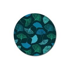 Pattern Plant Abstract Magnet 3  (Round)