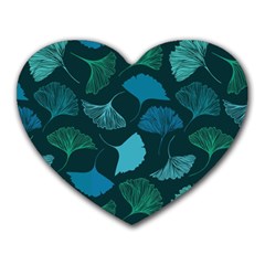 Pattern Plant Abstract Heart Mousepad