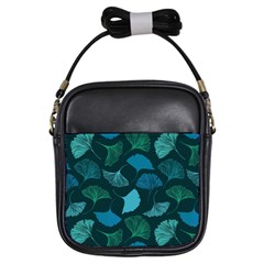 Pattern Plant Abstract Girls Sling Bag