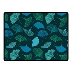 Pattern Plant Abstract Two Sides Fleece Blanket (Small)