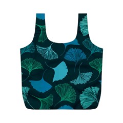 Pattern Plant Abstract Full Print Recycle Bag (M)