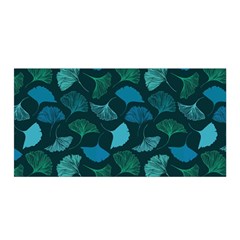 Pattern Plant Abstract Satin Wrap 35  x 70 