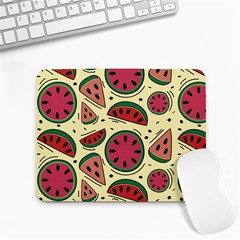 Watermelon Pattern Slices Fruit Small Mousepad by uniart180623