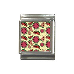 Watermelon Pattern Slices Fruit Italian Charm (13mm) by uniart180623