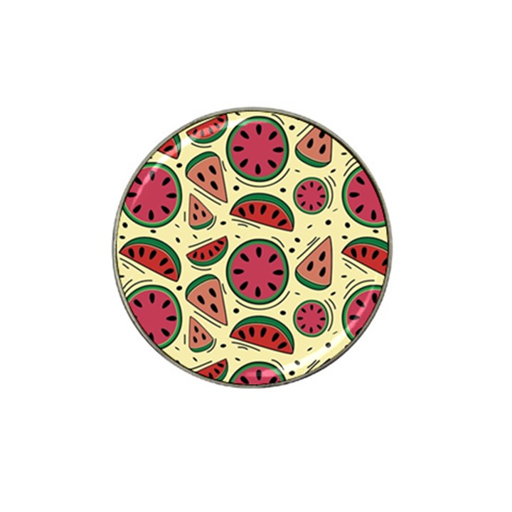 Watermelon Pattern Slices Fruit Hat Clip Ball Marker (4 pack)