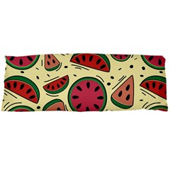 Watermelon Pattern Slices Fruit Body Pillow Case Dakimakura (two Sides) by uniart180623