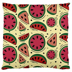 Watermelon Pattern Slices Fruit Large Cushion Case (one Side) by uniart180623