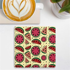 Watermelon Pattern Slices Fruit Uv Print Square Tile Coaster  by uniart180623