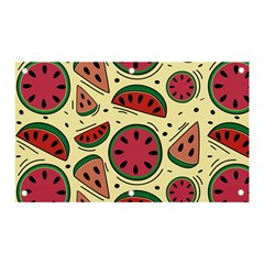 Watermelon Pattern Slices Fruit Banner And Sign 5  X 3  by uniart180623