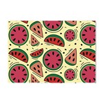 Watermelon Pattern Slices Fruit Crystal Sticker (A4) Front