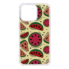 Watermelon Pattern Slices Fruit Iphone 13 Pro Tpu Uv Print Case by uniart180623