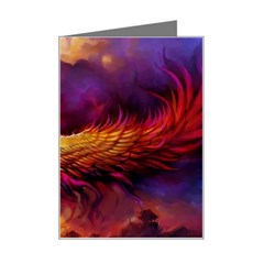 Phoenix Bird Mini Greeting Card