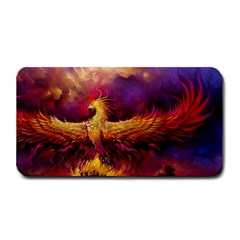 Phoenix Bird Medium Bar Mat by uniart180623