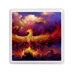 Phoenix Bird Memory Card Reader (square) by uniart180623