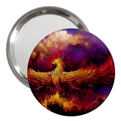 Phoenix Bird 3  Handbag Mirrors by uniart180623