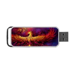 Phoenix Bird Portable Usb Flash (one Side) by uniart180623