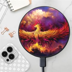 Phoenix Bird Wireless Fast Charger(black) by uniart180623