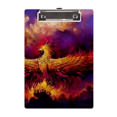 Phoenix Bird A5 Acrylic Clipboard by uniart180623