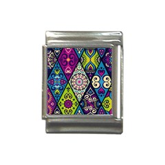 Ethnic Pattern Abstract Italian Charm (13mm)