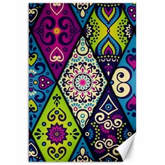 Ethnic Pattern Abstract Canvas 20  X 30 