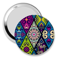 Ethnic Pattern Abstract 3  Handbag Mirrors by uniart180623