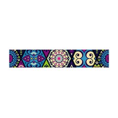 Ethnic Pattern Abstract Premium Plush Fleece Scarf (mini) by uniart180623