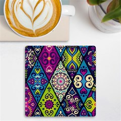 Ethnic Pattern Abstract Uv Print Square Tile Coaster  by uniart180623