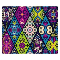 Ethnic Pattern Abstract Premium Plush Fleece Blanket (small) by uniart180623