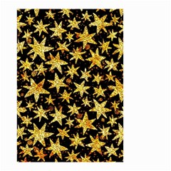 Shiny Glitter Stars Small Garden Flag (two Sides) by uniart180623