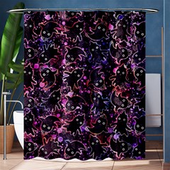 Fun Spooky Cute Ghosts Adoxali Halloween Shower Curtain 60  X 72  (medium)  by uniart180623