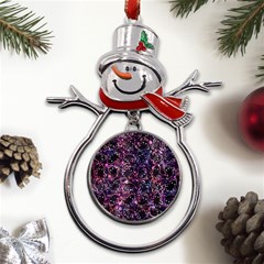 Fun Spooky Cute Ghosts Adoxali Halloween Metal Snowman Ornament by uniart180623