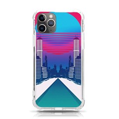 Retro Cityscape Artist Artwork Digital Art Iphone 11 Pro 5 8 Inch Tpu Uv Print Case by uniart180623