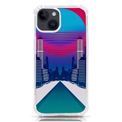 Retro Cityscape Artist Artwork Digital Art Iphone 14 Tpu Uv Print Case