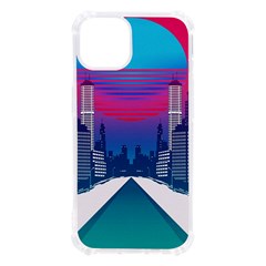 Retro Cityscape Artist Artwork Digital Art Iphone 13 Tpu Uv Print Case by uniart180623