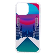 Retro Cityscape Artist Artwork Digital Art Iphone 13 Mini Tpu Uv Print Case by uniart180623