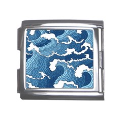 Waves Aesthetics Illustration Japanese Mega Link Italian Charm (18mm) by uniart180623