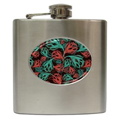 Flower Patterns Ornament Pattern Hip Flask (6 Oz) by uniart180623