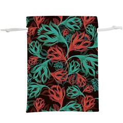 Flower Patterns Ornament Pattern Lightweight Drawstring Pouch (xl)