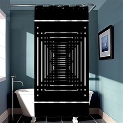 Infinity Feelings Shower Curtain 36  X 72  (stall)  by uniart180623