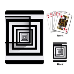 Squares Concept Design Raining Playing Cards Single Design (rectangle) by uniart180623