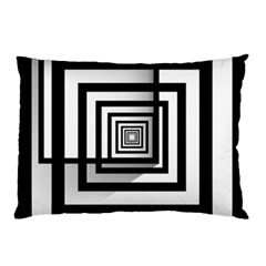 Squares Concept Design Raining Pillow Case by uniart180623